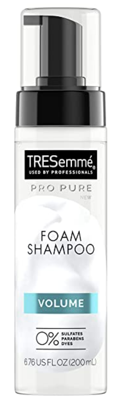 TRESemmé Pro Pure Foam Shampoo For Volumized Hair Volume Paraben Free, Dye Free Shampoo 6.76 oz